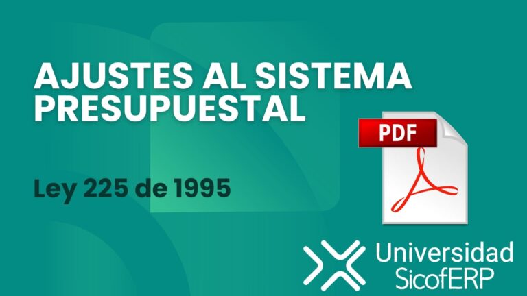 Ley 225 de 1995