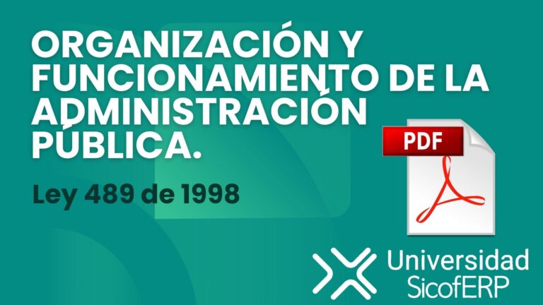 Ley 489 de 1998