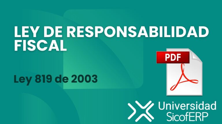 Ley 819 de 2003