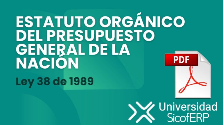 Ley 38 de 1989