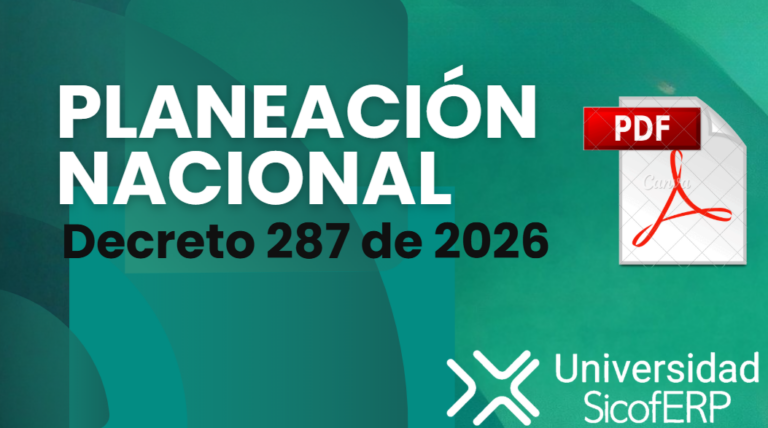 Decreto 287 de 2026 –  Planeación Nacional