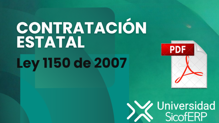 Ley 1150 de 2007