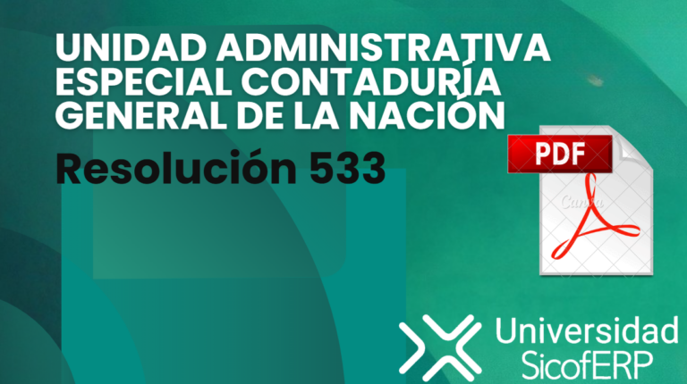 Resolucion 533 – Unidad Administrativa Especial Contaduría General de la Nación
